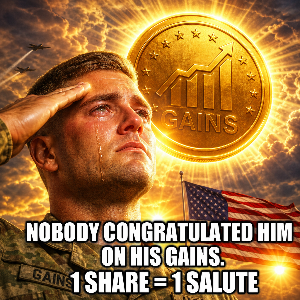 1 share = 1 salute slop meme